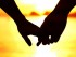 Holding hands - Sunset